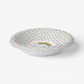 レインボーガールニーエイジ誕生日 ペーパーボウル (傾斜あり)