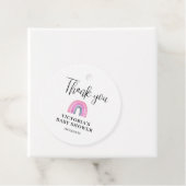 レインボーガールベビーシャワー フェイバータグ (インサイチュ)