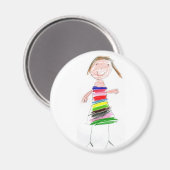 レインボーガールマグネット マグネット (正面/裏面)