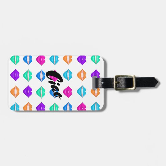 レインボーキスのラゲッジタグ ラゲッジタグ (正面横)