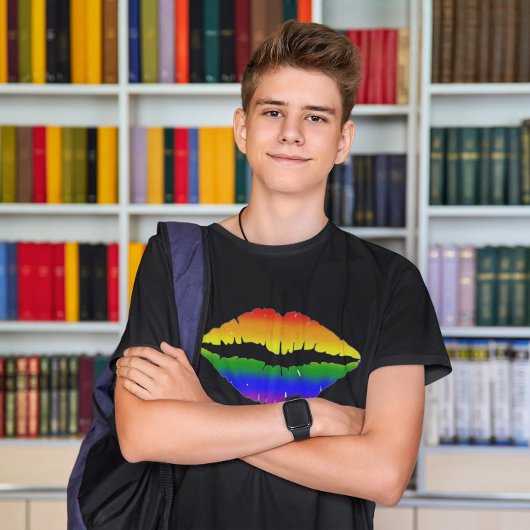 レインボーキスLGBT Tシャツ