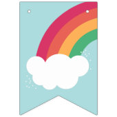 レインボーキッズハッピーバースデー バンティングフラッグ (第1の旗)