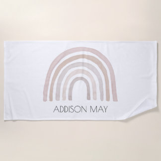 レインボーキッズビーチタオル ビーチタオル