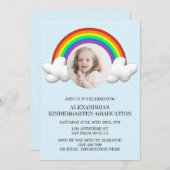 レインボーキッズ卒業写真 招待状 (正面/裏面)