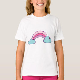 レインボーキッズTシャツ – カラフルな虹の子供服 Tシャツ