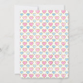 レインボーキャッスルガールズバースデーパーティー招待状 招待状 (裏面)