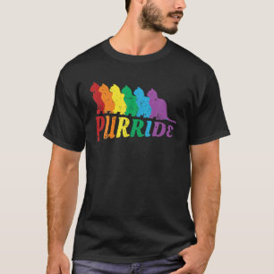 レインボーキャッツがニャワーゲイプライドLGBTQ LGBTプライド月 Tシャツ