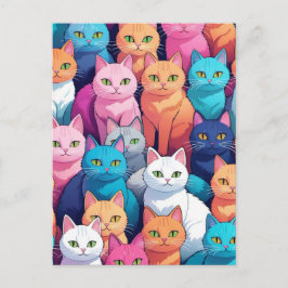 レインボーキャッツ、ポストクロッシング ポストカード