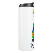 レインボーキャットパーフェクトサーマルタンブラー タンブラー (回転左)