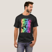 レインボーキャットファミリー Tシャツ (正面フル)