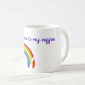 レインボーキャット コーヒーマグカップ (正面右)