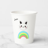 レインボーキャット 紙コップ (正面)