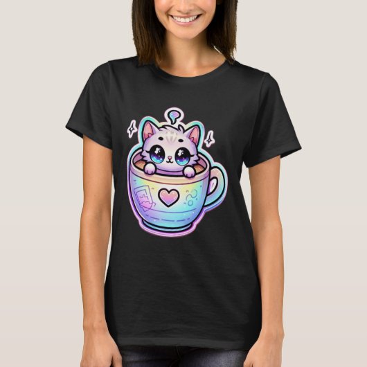 レインボーキャット Tシャツ (正面)