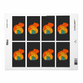 レインボーキャピバラ ラベル (フルシート)