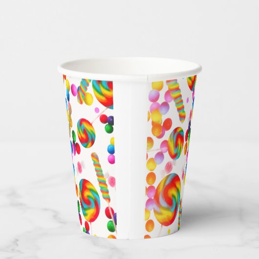 レインボーキャンディキャンディランドスウィート16誕生日パーティー 紙コップ (右)