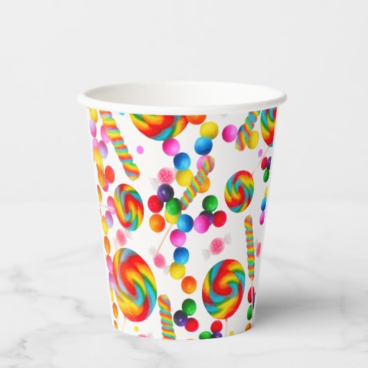レインボーキャンディキャンディランドスウィート16誕生日パーティー 紙コップ (正面)