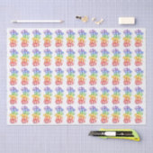 レインボーキャンディティッシュペーパー 薄葉紙 (クラフト)