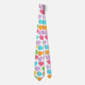 レインボーキャンディハートネックタイ ネクタイ (正面)