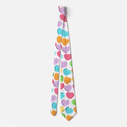 レインボーキャンディハートネックタイ ネクタイ (裏面)
