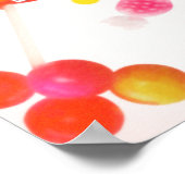 レインボーキャンディランド誕生日パーティバナー ポスター (角)