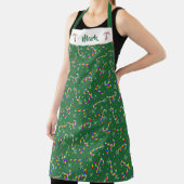 レインボーキャンディーキャンセクリスマス エプロン (インサイチュ)