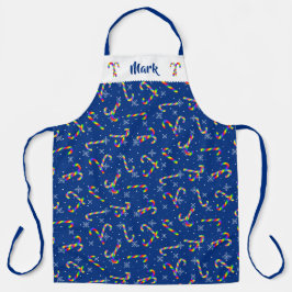 レインボーキャンディーキャンセクリスマス エプロン