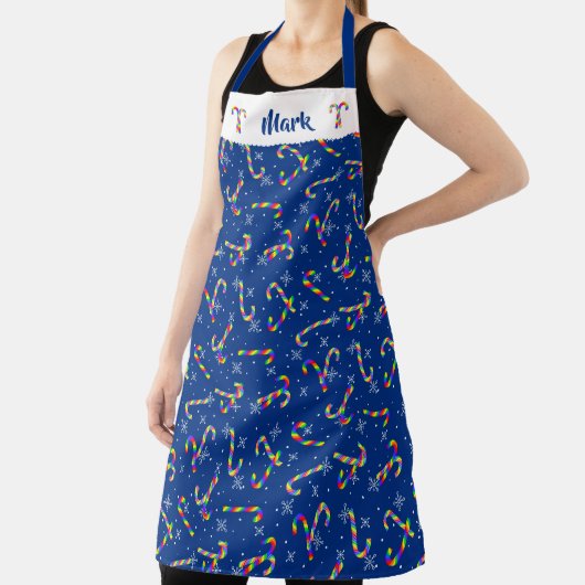 レインボーキャンディーキャンセクリスマス エプロン (インサイチュ)