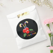 レインボーキャンディーケーンクリスマスフェイスバッグ フェイバーバッグ (封をした状態)