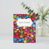 レインボーキャンディースカラフルイーツ 招待状 (スタンド正面)