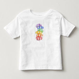 レインボーキャンディー 幼児用Tシャツ トドラーTシャツ