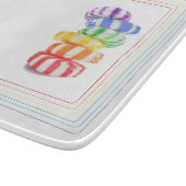 レインボーキャンディ6x7ガラス切削盤 カッティングボード (角)