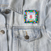 レインボーキルトカスタマイズ可能年齢 缶バッジ (インサイチュ)