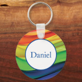 レインボーキーチェーン キーホルダー (正面)