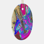 レインボーギター～オーバルオーナメント セラミックオーナメント (右)