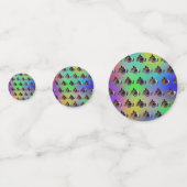 レインボーギニアピッグズパターン、誕生日紙吹雪 コンフェッティ (正面)