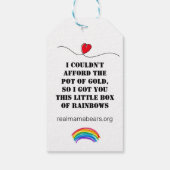 レインボーギフトラベル ギフトタグ (裏面)