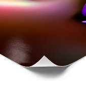 レインボークイーングローヘアブラックメラニンアフロロ ポスター (コーナー)