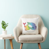 レインボークジラ クッション (椅子)