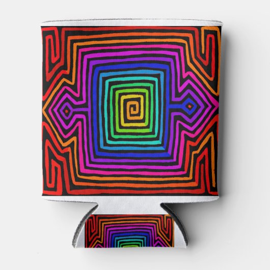 レインボークナインディアンモラ 缶クーラー (正面)