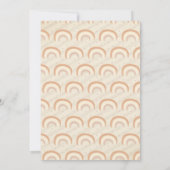 レインボークラウストライプのズハローリトルワン誕生日 招待状 (裏面)