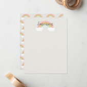 レインボークラウドキッズ ノートカード (正面/裏面インサイチュ)