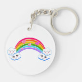 レインボークラウドキーチェーン キーホルダー (裏面)