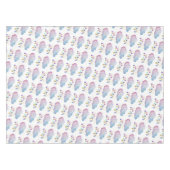 レインボークラウドスターズ金ゴールドグリッターベビーシャワーかわいい テーブルクロス (正面(横))