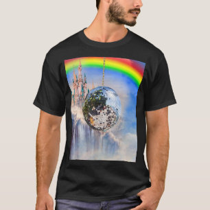 レインボークラウドディスコボール Tシャツ