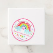 レインボークラウドハートピンク金ゴールド誕生日ありがとう フェイバータグ (インサイチュ)