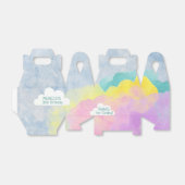 レインボークラウドバースデーパーティーカラフルガール フェイバーボックス (折り畳みなし)