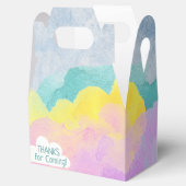 レインボークラウドバースデーパーティーカラフルガール フェイバーボックス (オープン)