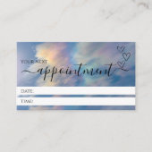 レインボークラウドプロフェッショナルアポイントメントカード 予約カード (正面)