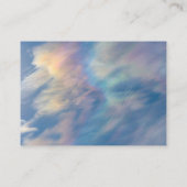 レインボークラウドプロフェッショナルサンキューカード 名刺 (裏面)