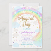 レインボークラウド招待状マジカルデー 招待状 (正面)